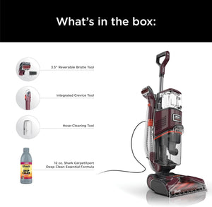 Shark EX150 CarpetXpert, Upright Carpet, Area Rug & Upholstery Cleaner for Pets, Built-in Spot & Stain Eliminator, Deep Cleaning & Dirt & Grime Removal, Carpet Shampooer, Magenta (Renewed)