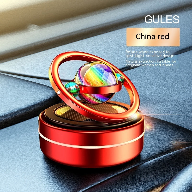 Solar Energy Car Mounted Perfume Auto Rotating Pendulum